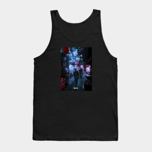 Tokyo Street Neon Synthwave Tank Top